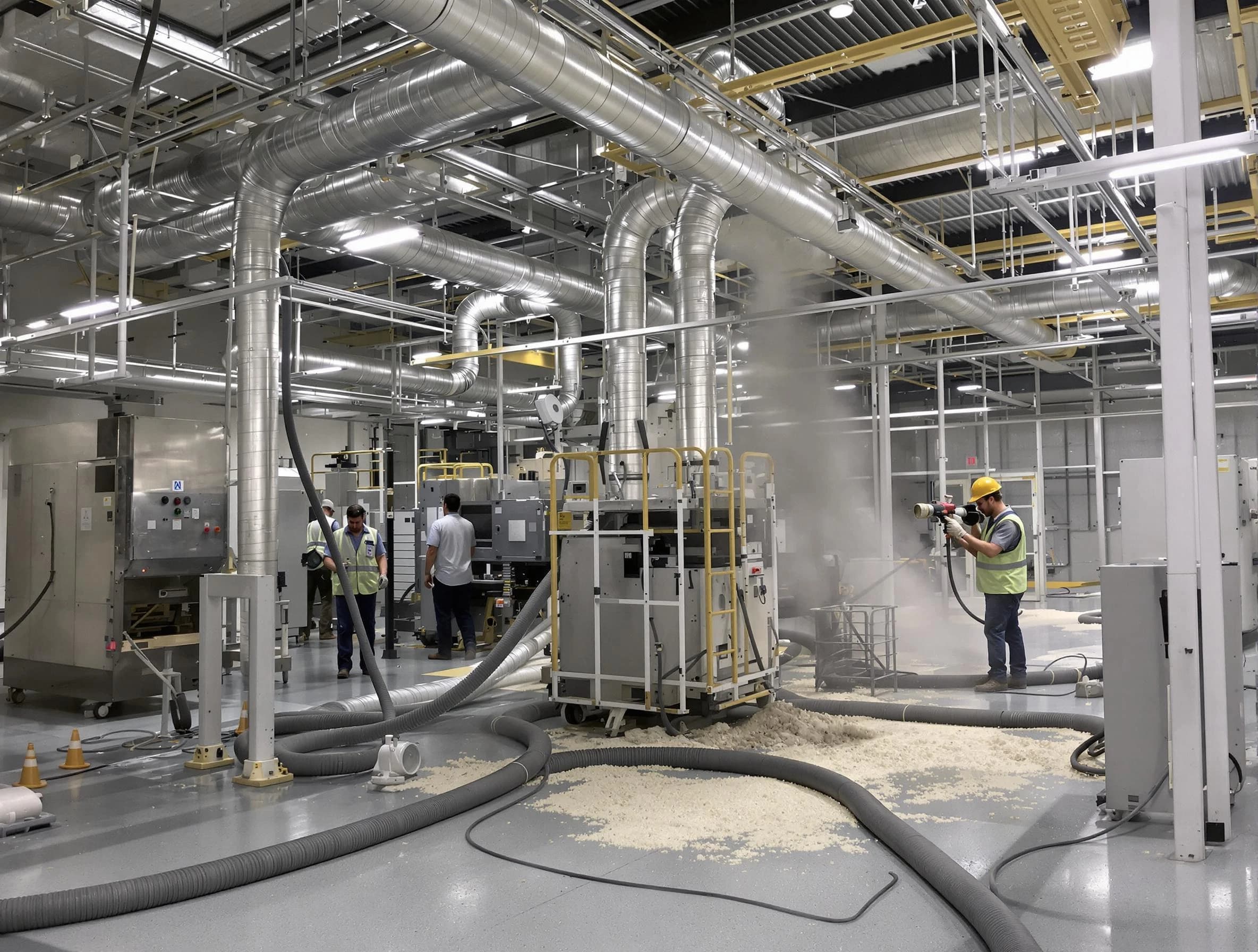 Heavy-duty industrial duct cleaning by Riverdale Air Duct Cleaning in Riverdale